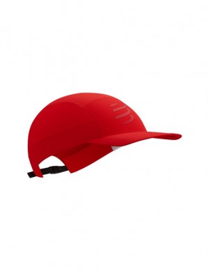 Férfi Compressport 5 Panel Light Cap Sapkák Piros | QSRDHXJ-63