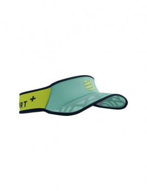 Férfi Compressport Spiderweb Ultralight Visor Sapkák Kék | SIMTAHL-64