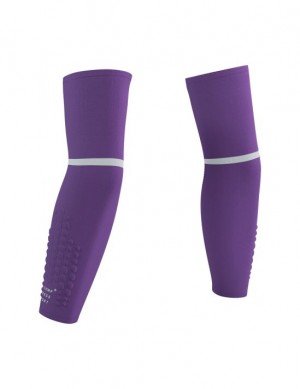 Női Compressport ArmForce Ultralight Compression Sleeves Lila | OMVKUSZ-60