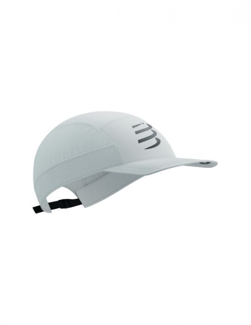 Férfi Compressport 5 Panel Light Cap Sapkák Fehér | ZSNUBFM-29