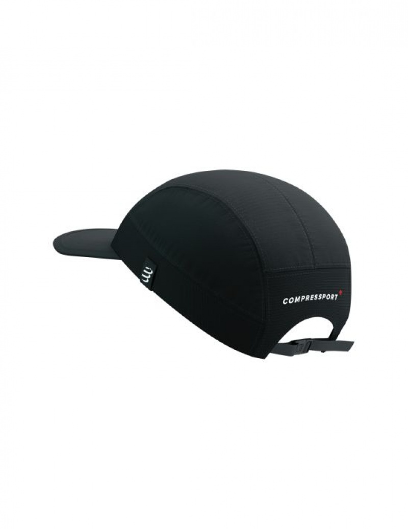 Férfi Compressport 5 Panel Light Cap Sapkák Fekete | KTVXHCD-63