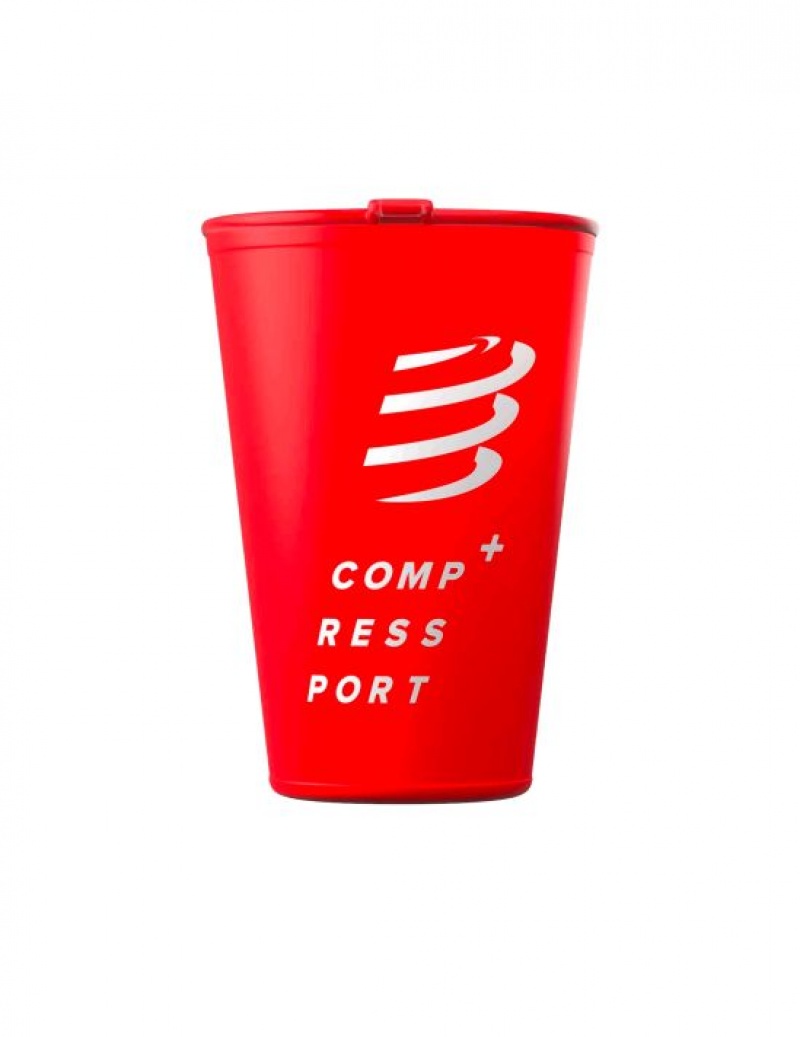 Férfi Compressport Fast Cup red Hydration Hátizsák Piros | JREDQLA-89