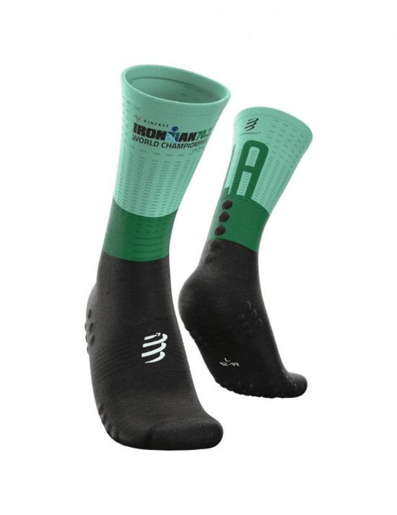 Férfi Compressport Mid Compression Socks Futózokni Színes | GZUIRAJ-67