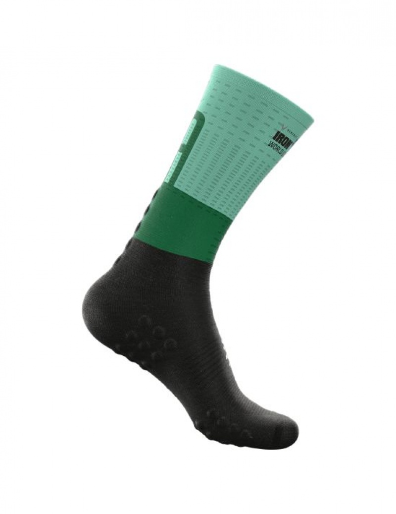 Férfi Compressport Mid Compression Socks Futózokni Színes | GVOAWSU-97