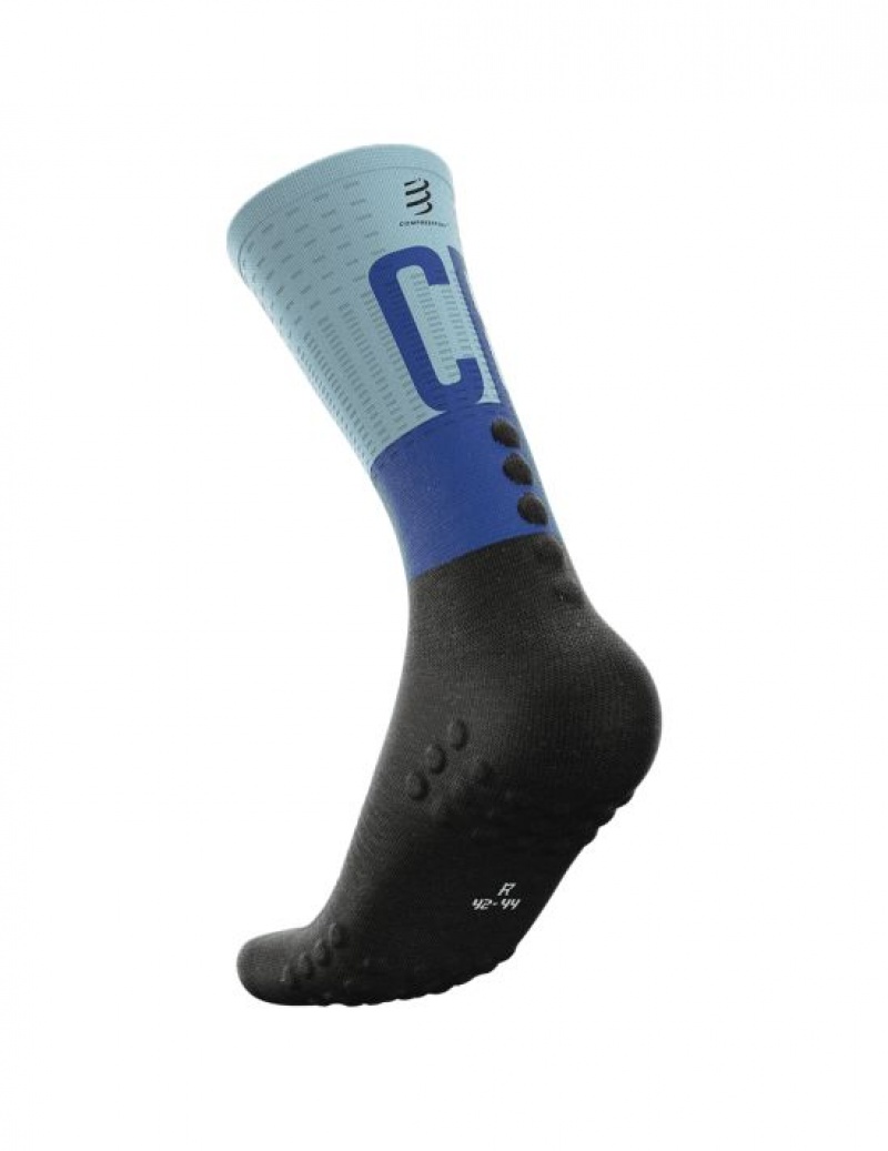 Férfi Compressport Mid Compression Socks Futózokni Színes | CHUPNFD-36