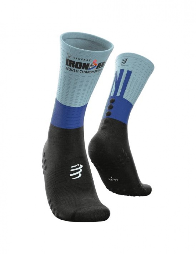 Férfi Compressport Mid Compression Socks Futózokni Színes | CHUPNFD-36