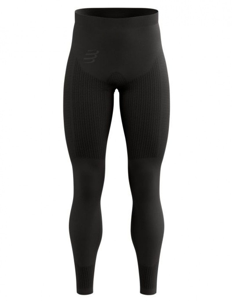 Férfi Compressport On/Off Tights M Leggings Fekete | ZDRLNYW-27