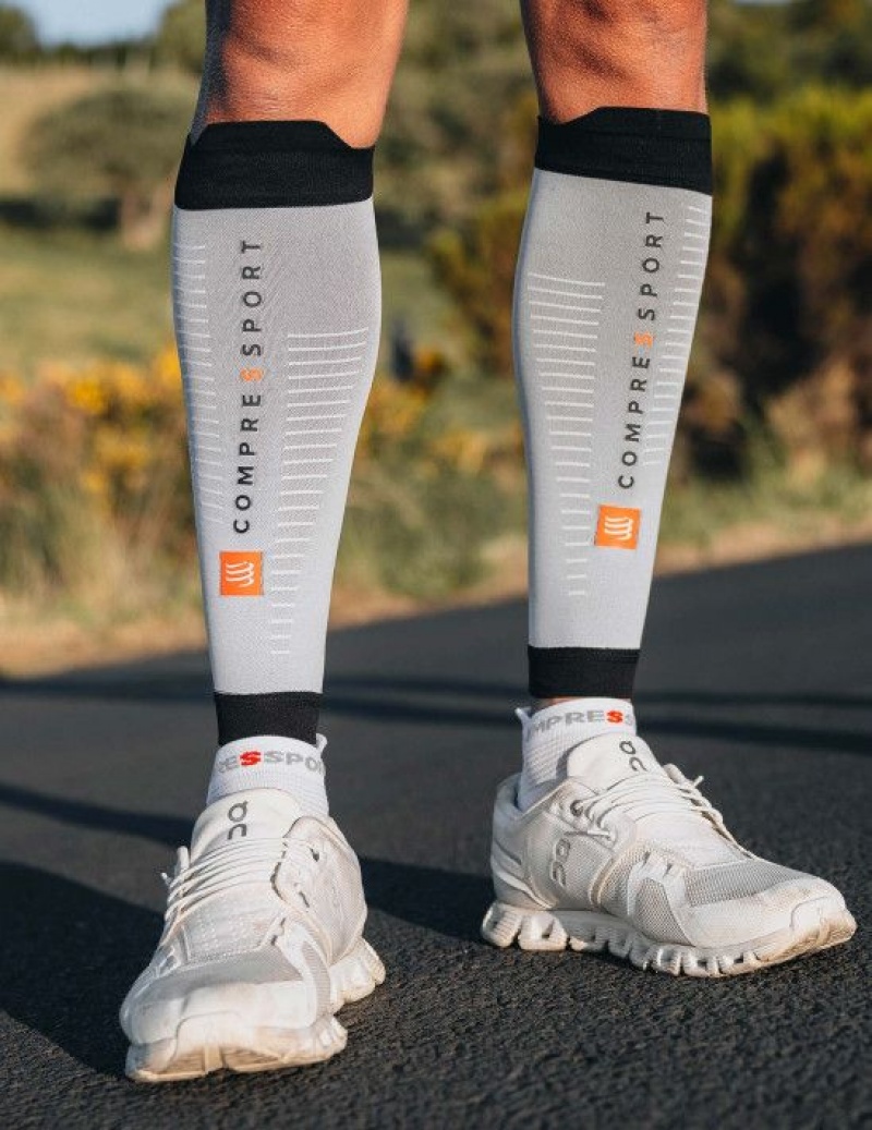 Férfi Compressport R2 3.0 Compression Sleeves Szürke | SPKBWGL-15