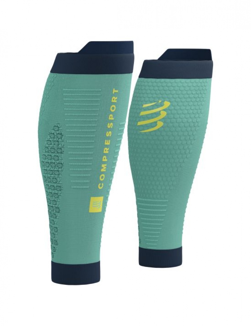 Férfi Compressport R2 3.0 Compression Sleeves Kék | IVBJMSY-67