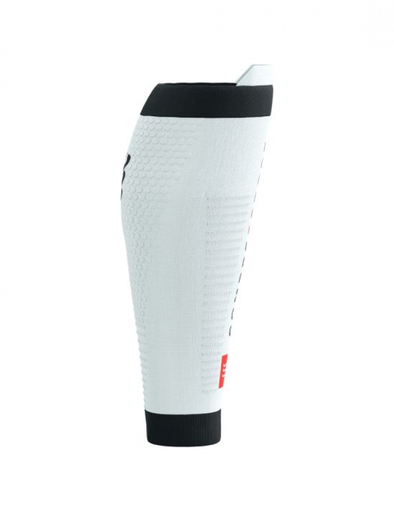 Férfi Compressport R2 3.0 Compression Sleeves Fehér | IJSVBQO-54