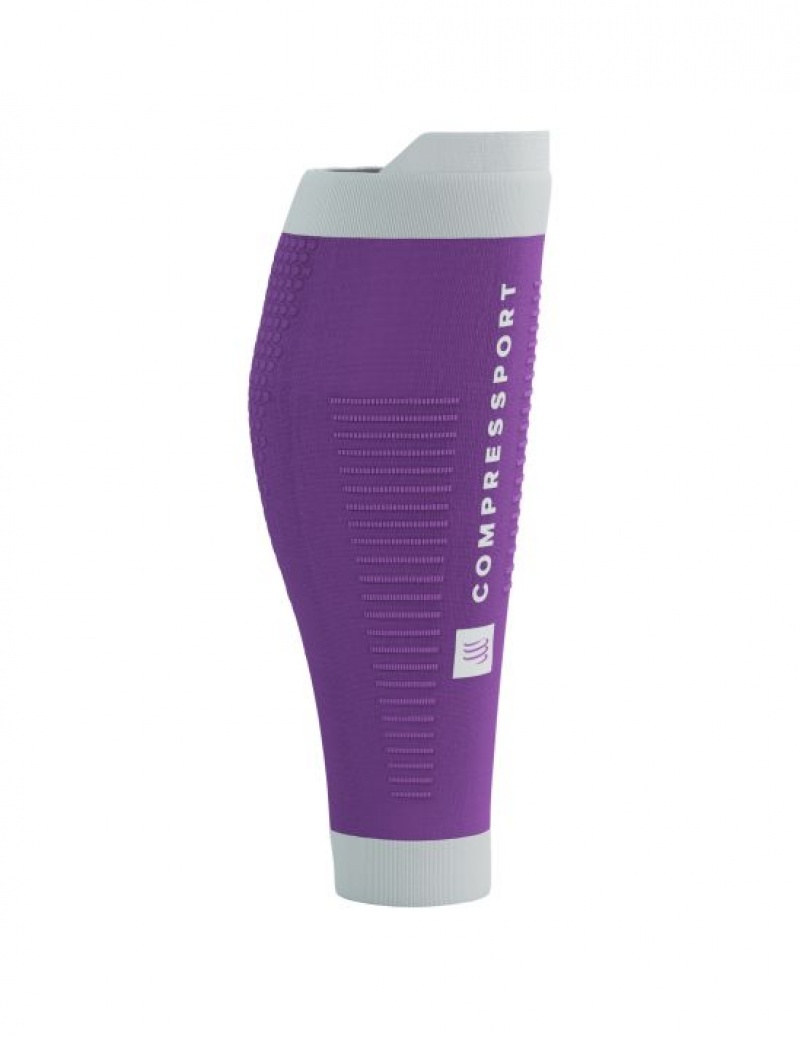 Férfi Compressport R2 3.0 Compression Sleeves Lila Fehér | IGLHWXU-25