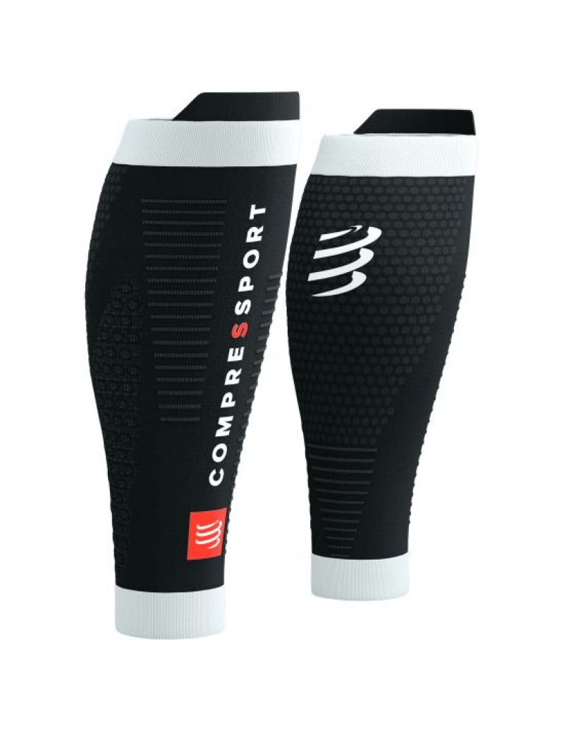 Férfi Compressport R2 3.0 Compression Sleeves Fekete | FWUOSMK-42