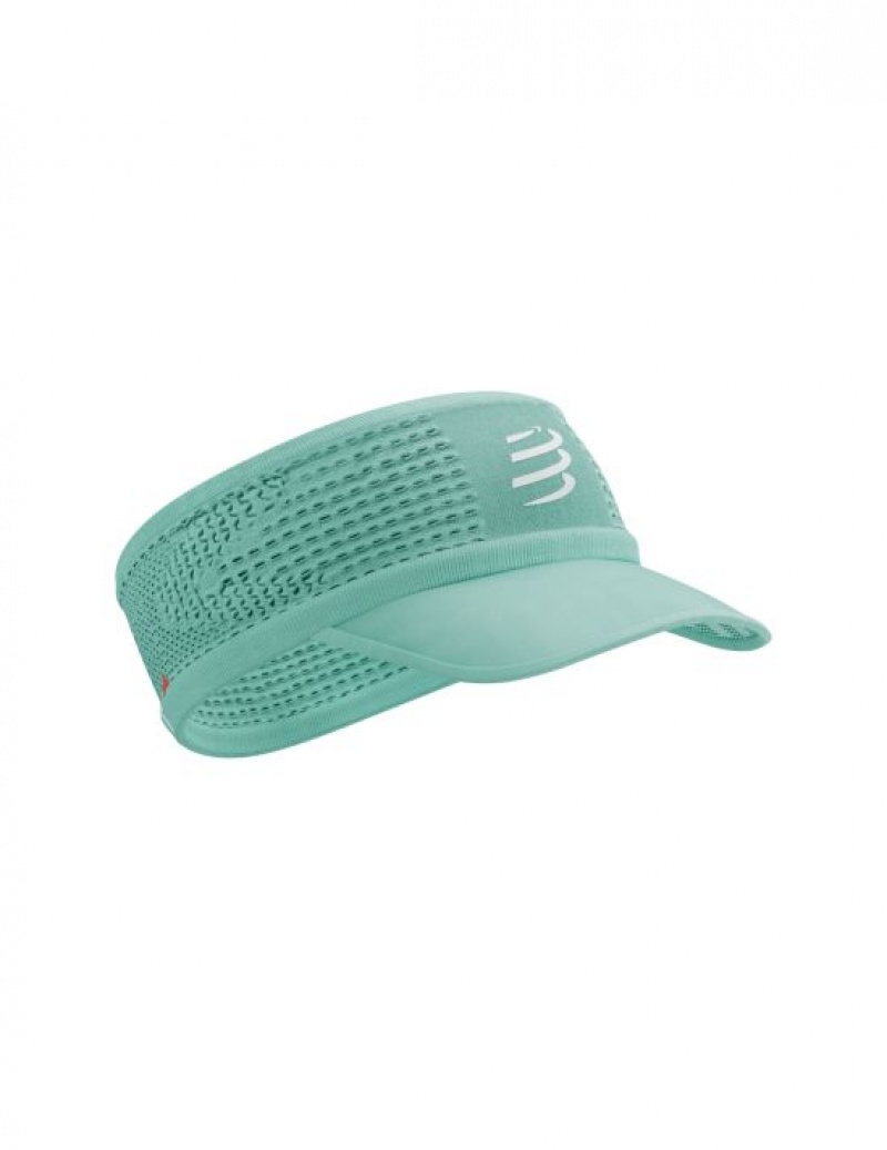 Férfi Compressport Spiderweb Headband On/Off Visors Kék | VTXMCHK-61