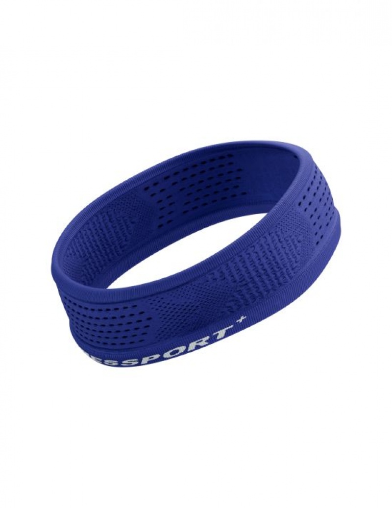 Férfi Compressport Thin Headband On/Off Kiegészítők Kék | MNLYCKB-13