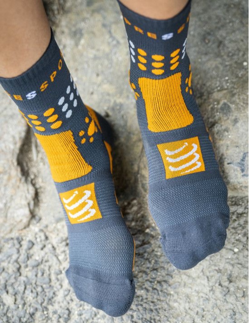 Férfi Compressport Trekking Socks Hiking Socks Színes | STGOLXJ-26