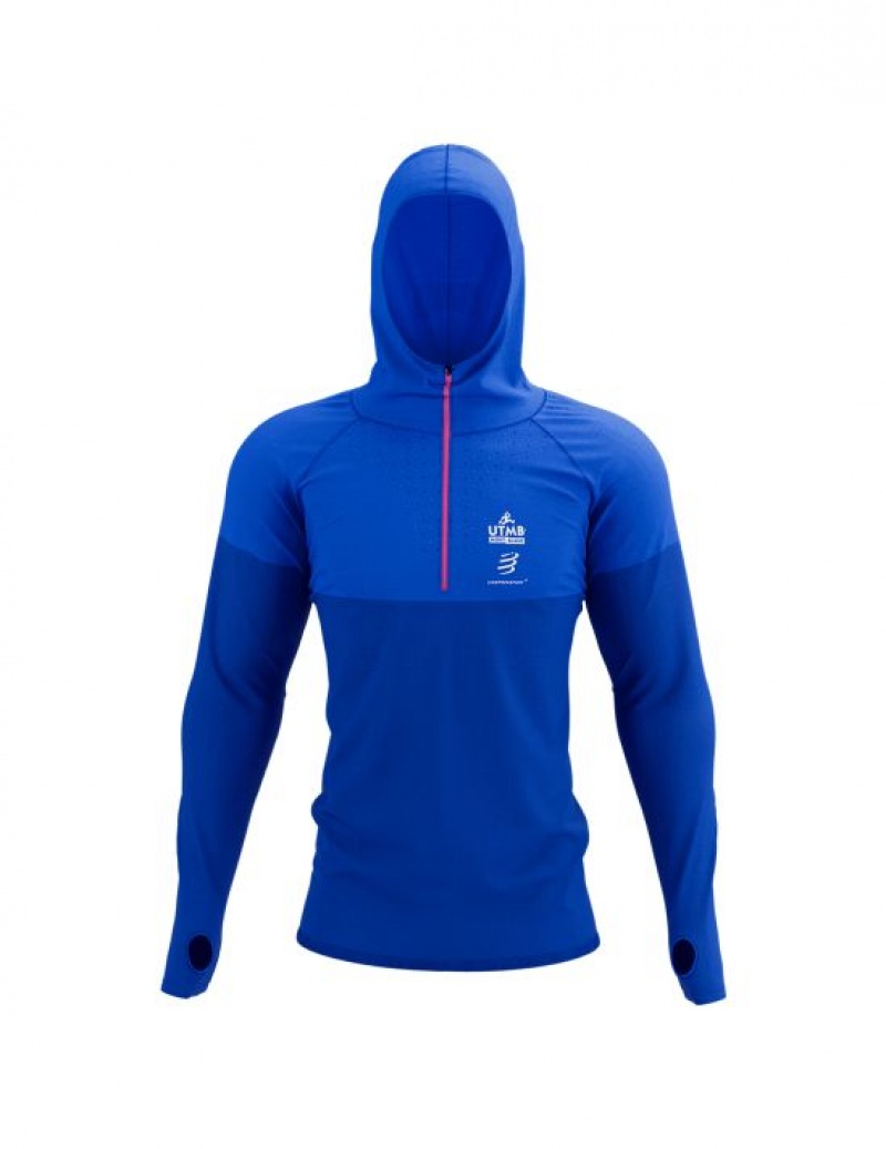 Férfi Compressport Ultra-Trail 180g Versenyautó Hoodie Kapucnis Pulóver Színes | WHYCKOA-79