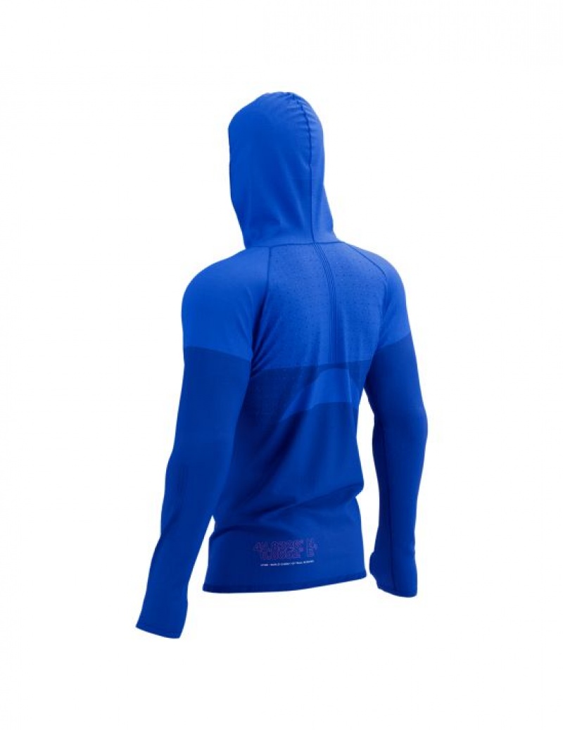 Férfi Compressport Ultra-Trail 180g Versenyautó Hoodie Kapucnis Pulóver Színes | WHYCKOA-79