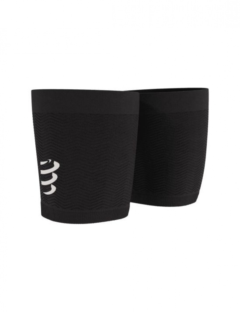 Férfi Compressport Under Control Quad Compression leg Sleeve Compression Sleeves Fekete | WIXNPRB-43