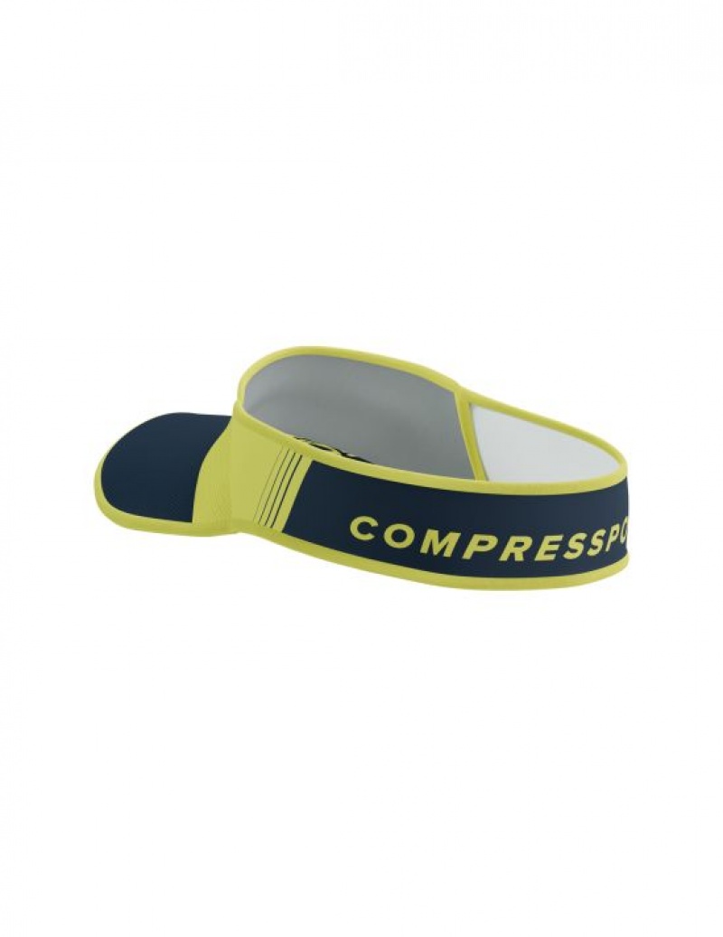 Férfi Compressport Visor Ultralight Sapkák Zöld | KXAIPDR-23