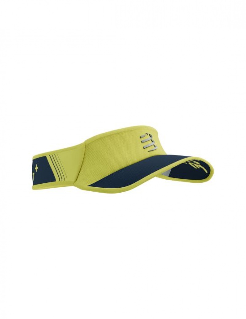 Férfi Compressport Visor Ultralight Sapkák Zöld | KXAIPDR-23