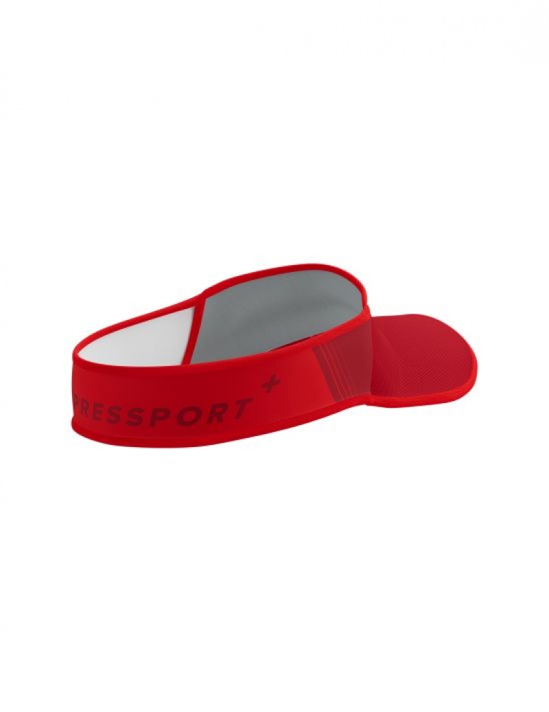 Férfi Compressport Visor Ultralight Visors Piros | SQPWEDF-92