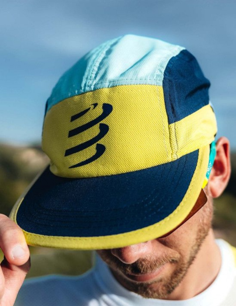 Női Compressport 5 Panel Light Cap Sapkák Zöld | ZRGLJAV-82