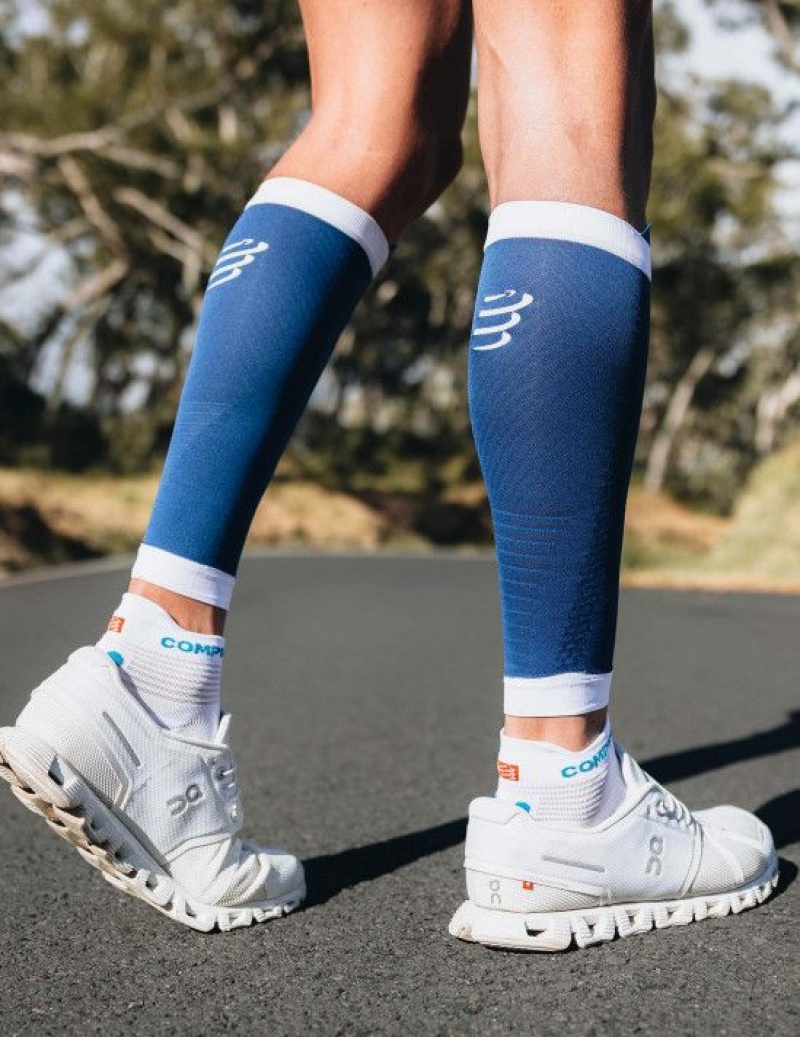 Női Compressport R2 3.0 Compression Sleeves Kék | EJZQFMK-31