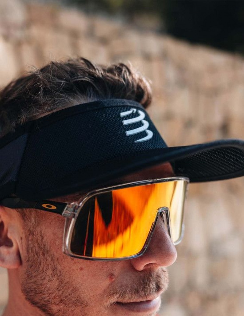 Női Compressport Spiderweb Ultralight Visor Visors Fekete | MXCRFTW-39