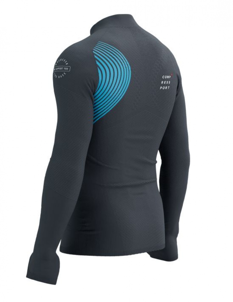 Unisex Compressport Téli Trail Postural LS Top M Póló Színes | GTDLMCZ-75